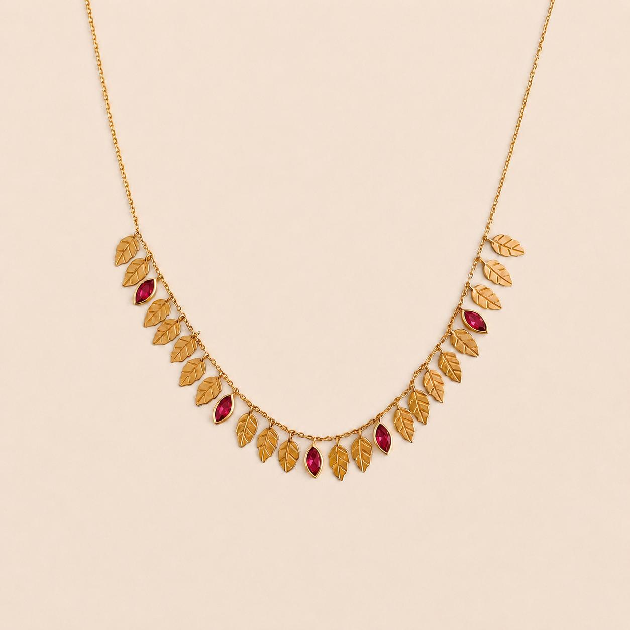 Colar Capri Folhas