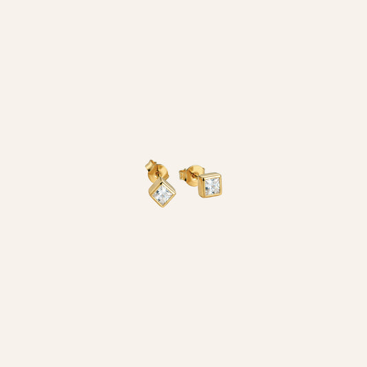 Brincos em ouro e prata 925