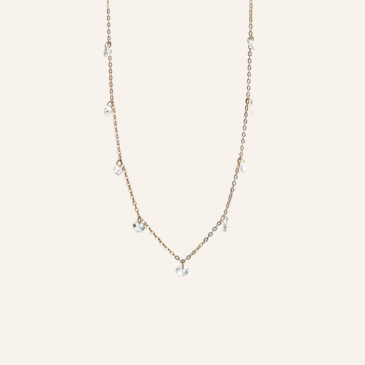 Joia romântica em Rose Gold
